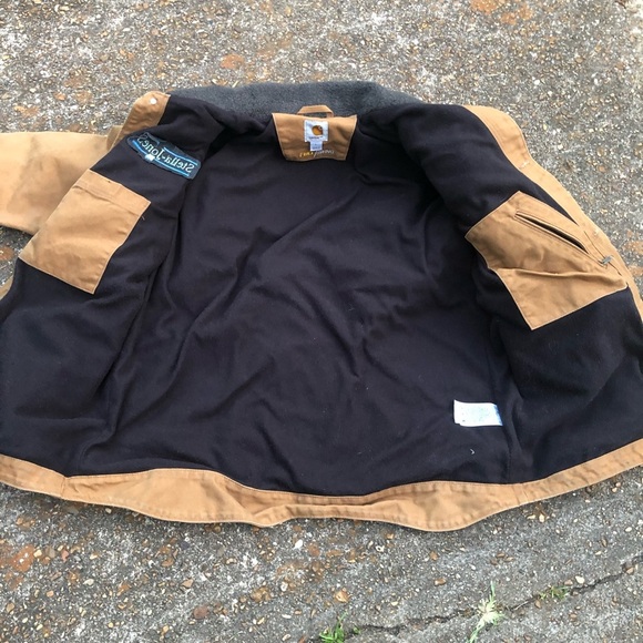 Carhartt Full Swing Chore Coat LARGE Fleece Lined Jacket 102707 211 Thrashed - Picture 10 of 16